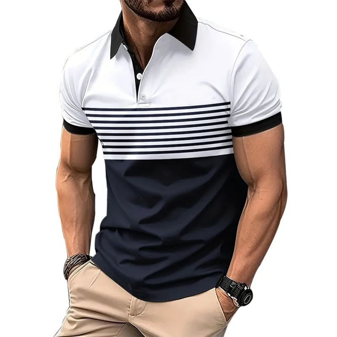 قميص بولو رجالي جديد لصيف 2025 - مراجعة Street Fashion Men 2025 وسعره